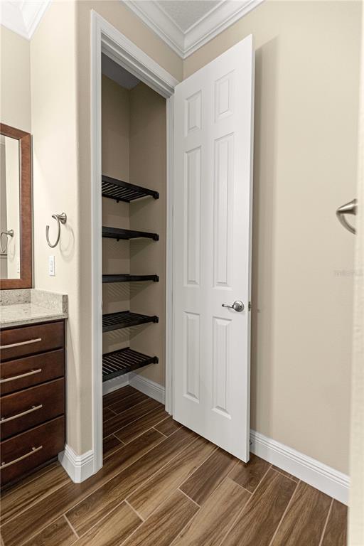 9460 Southwest 86th Place Ocala, FL 34481 - Photo 43 of 86 a view of walk in closet with empty racks