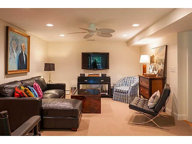 1026 East Shore Road Jamestown, RI 02835 - Photo 16 of 21 Den/Family/Great Room. Cozy Media Room in basement