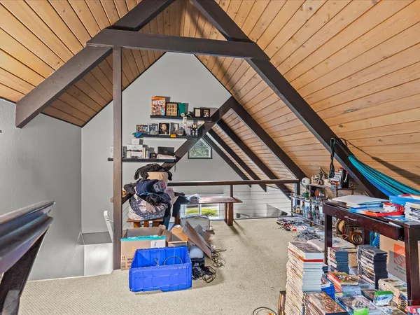 a room with gym equipment