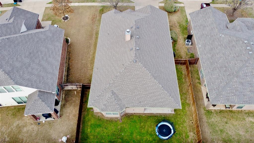 10928 Middleglen Road Fort Worth, TX 76052 - Photo 29 of 37 an aerial view of a house with a yard