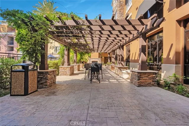 a view of outdoor space with seating area