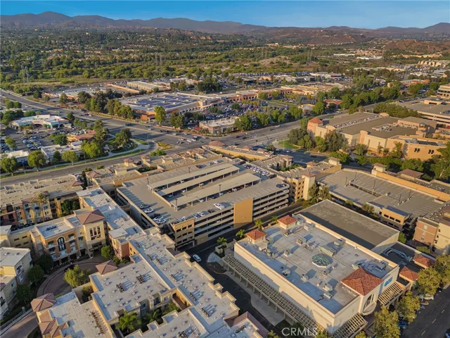 an aerial view of a city with lots of residential buildings