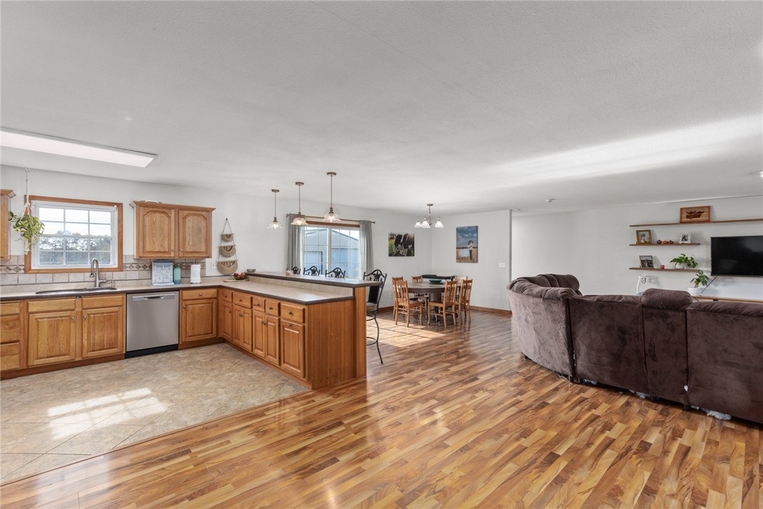 9118 Faye Road Kinmundy, IL 62854 - Photo 12 of 48 Living, Dining, Kitchen