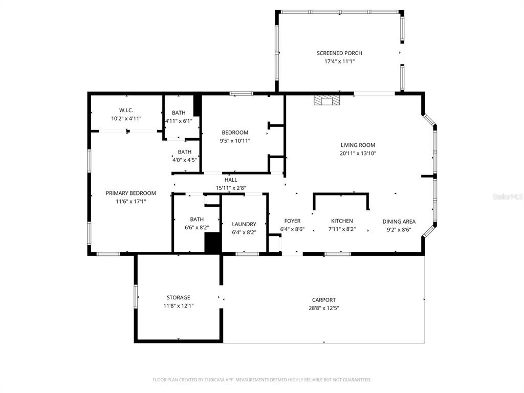 10085 Southeast 126th Place Belleview, FL 34420 - Photo 45 of 45 a picture of a floor plan