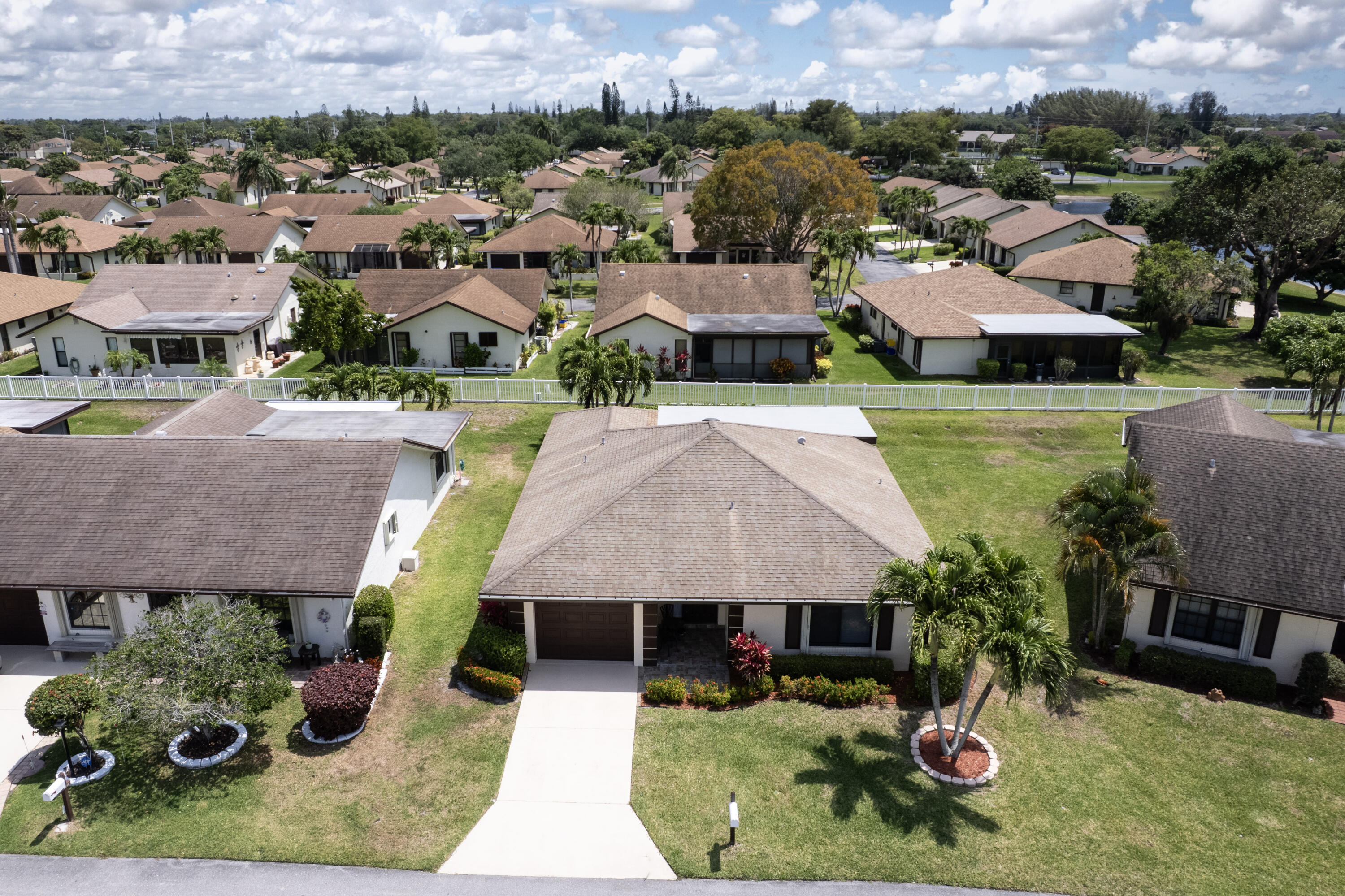 6223 Red Cedar Circle Greenacres, FL 33463 - Photo 3 of 40 3-FACADE AERIAL