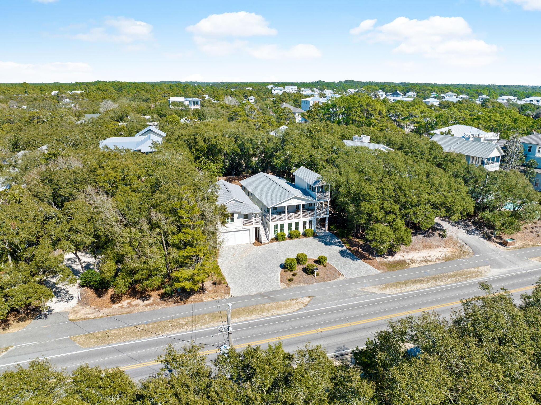 6312 West County Highway 30A Santa Rosa Beach, FL 32459 - Photo 54 of 58 an aerial view of multiple house