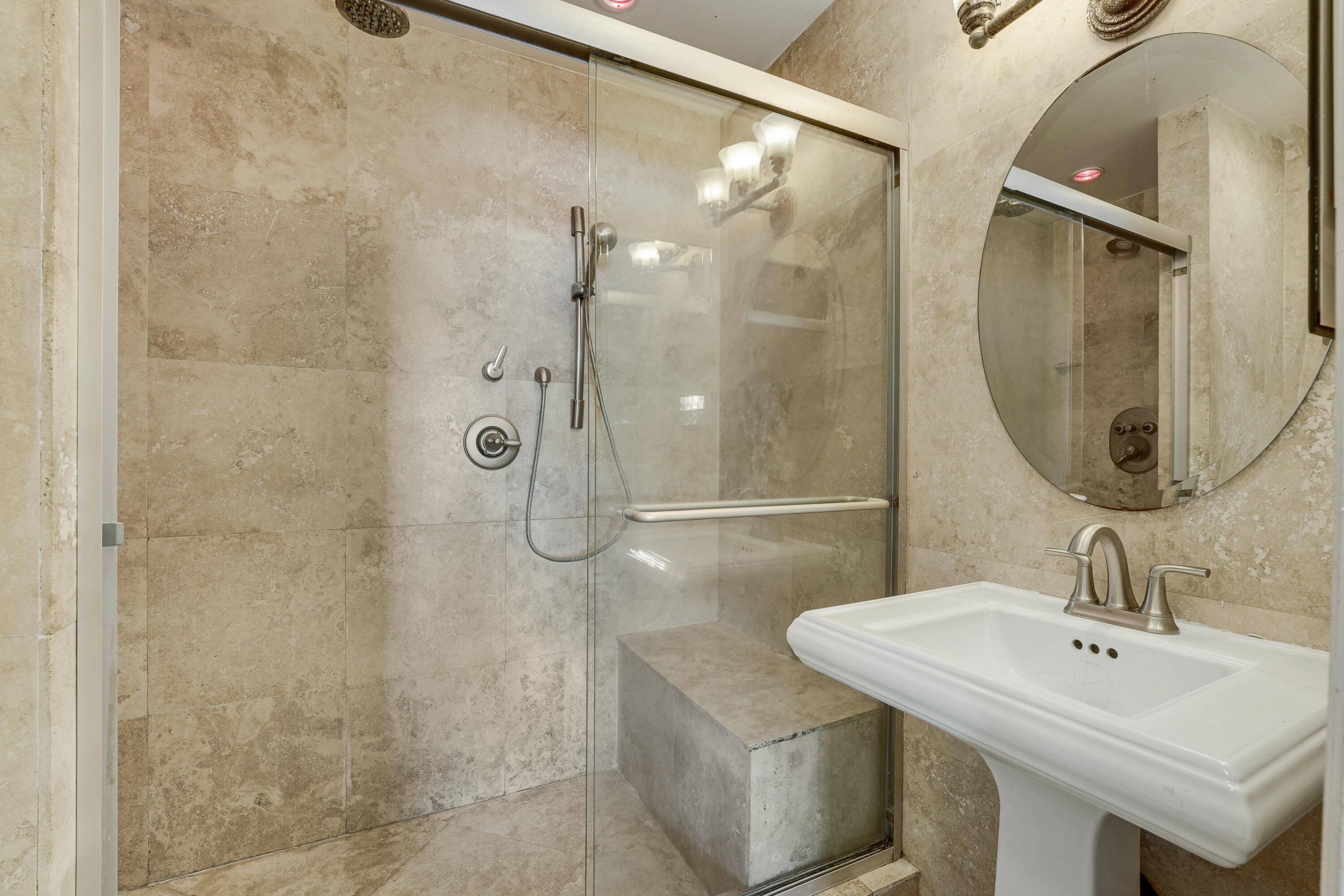 20 Willow Road Tequesta, FL 33469 - Photo 26 of 43 a bathroom with a sink and a mirror