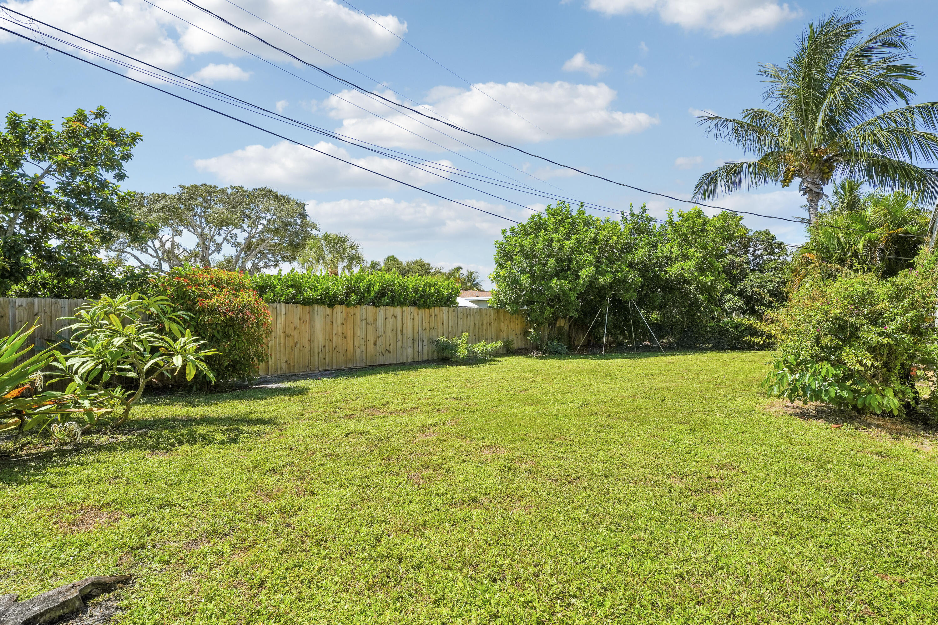 20 Willow Road Tequesta, FL 33469 - Photo 36 of 43 a view of a yard with an tree
