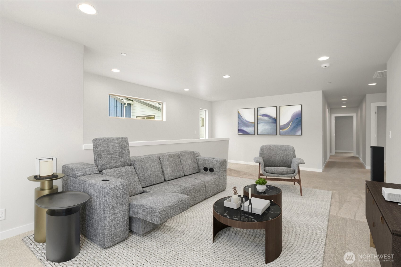 13302 Southeast 238th Place, Unit 7 Kent, WA 98042 - Photo 14 of 37 a living room with furniture and a potted plant