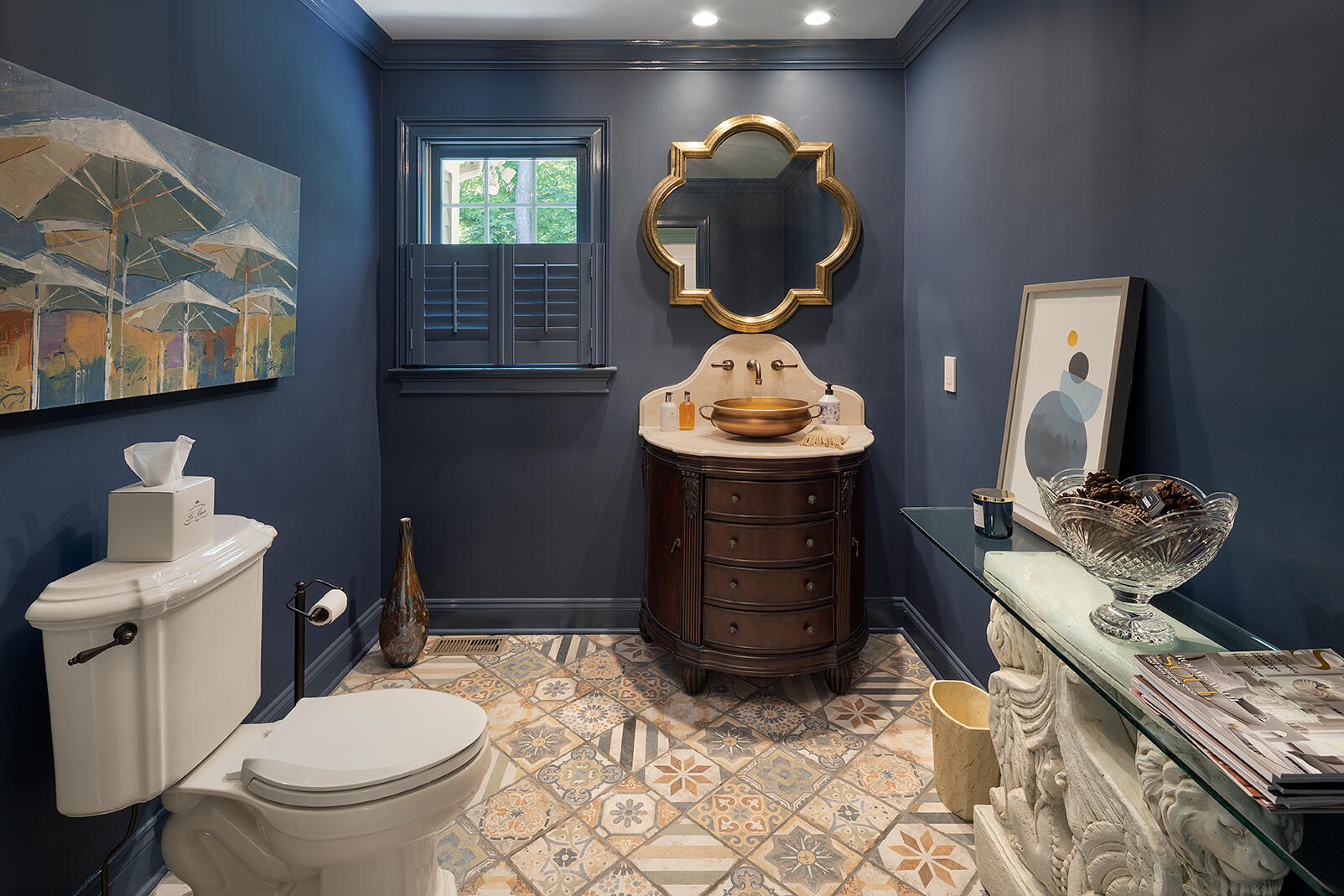 1 French Farm Road Norwalk, CT 06850 - Photo 17 of 33 a bathroom with a toilet a sink and mirror