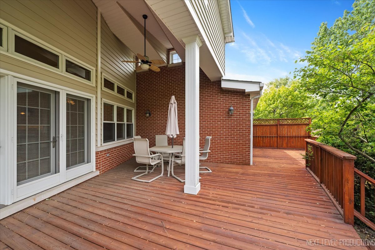 4830 Wolf Road Western Springs, IL 60558 - Photo 39 of 46 a view of outdoor space with wooden deck and furniture