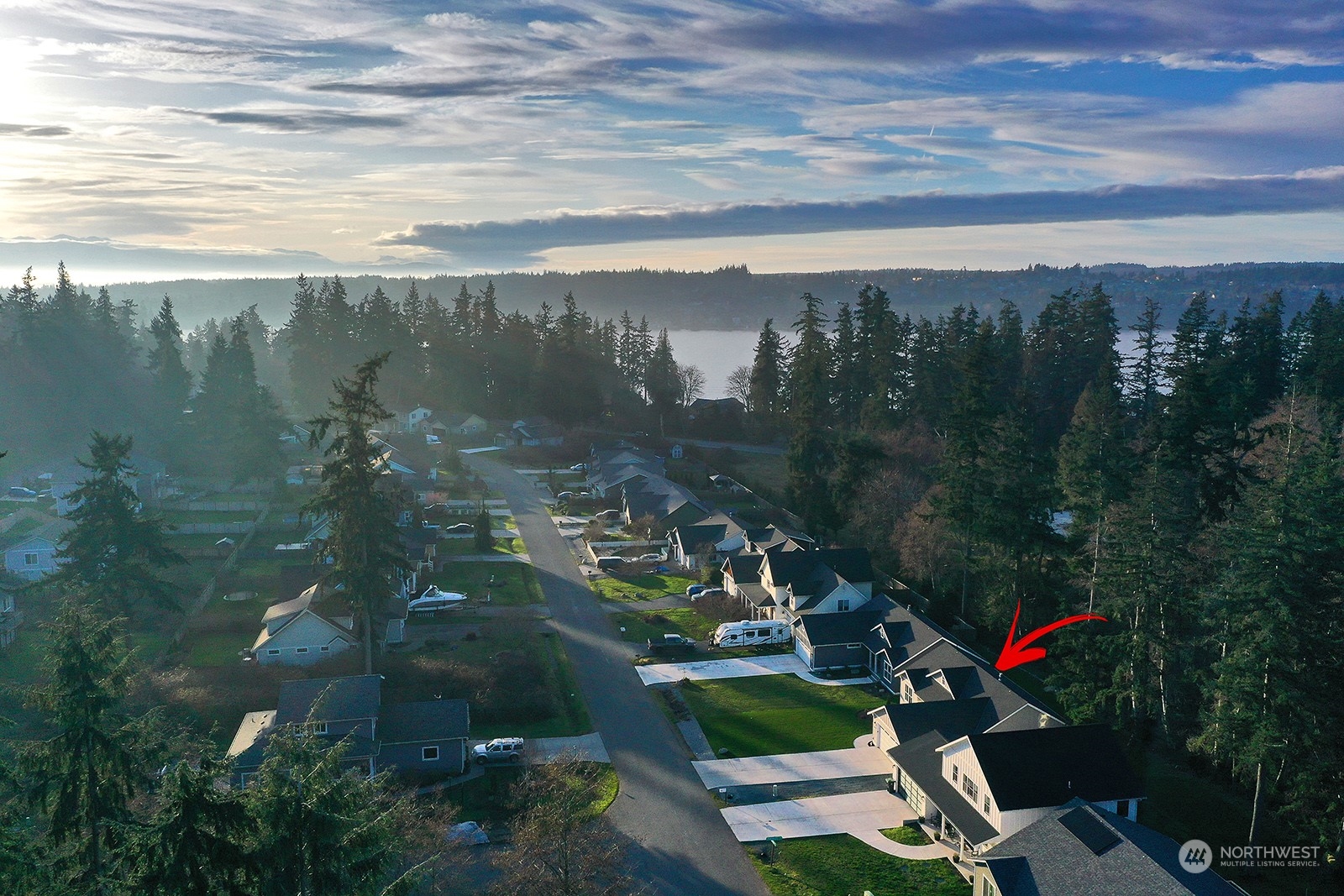 1831 Watkins Road Freeland, WA 98249 - Photo 36 of 37 a view of lake from balcony