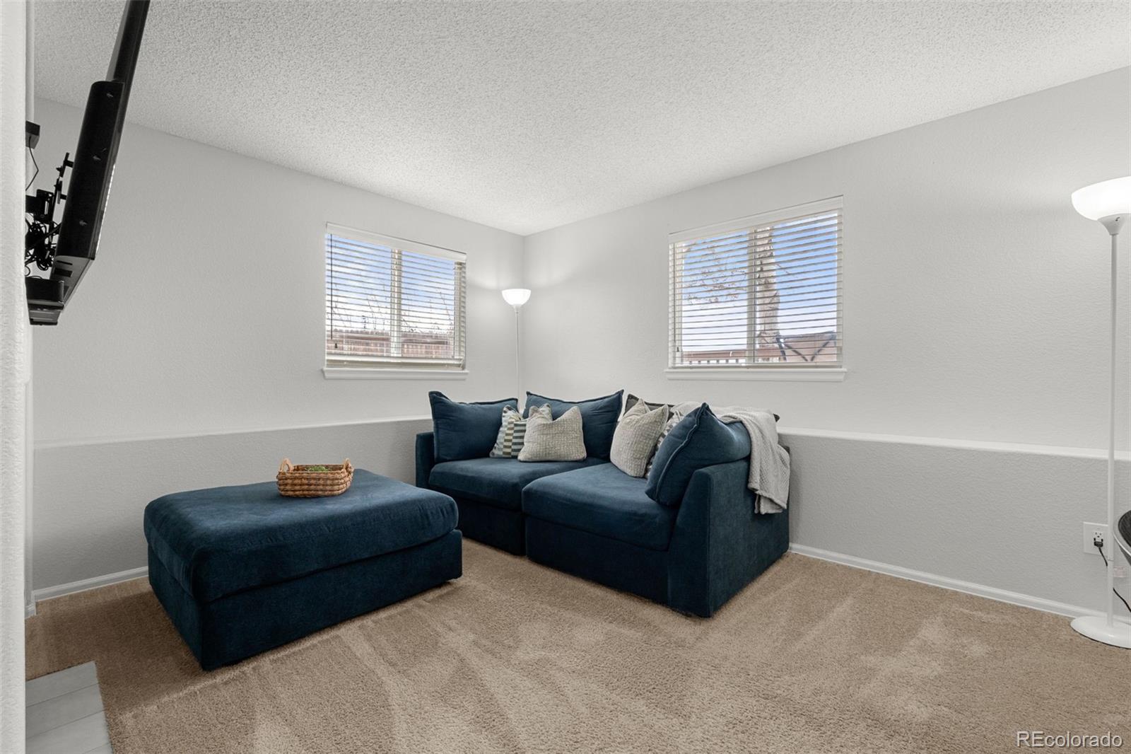 3828 South Rome Way Aurora, CO 80018 - Photo 10 of 19 a living room with furniture and a window
