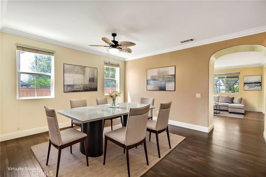 17603 Fan Palm Lane Riverside, CA 92503 - Photo 4 of 53 Dining Area virtually staged