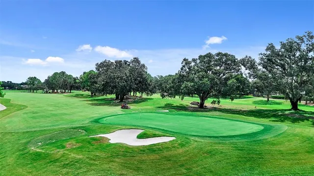 a view of a golf course