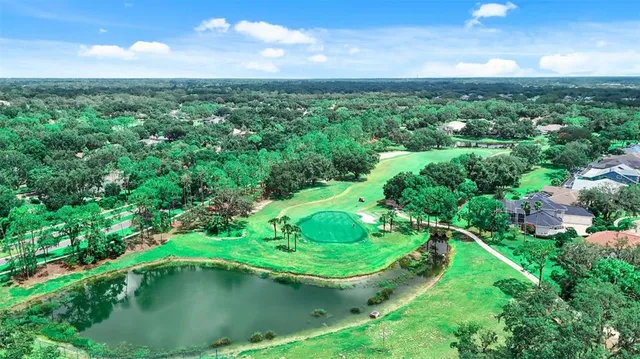 an outdoor space with patio