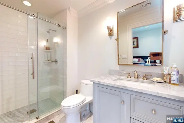 a view of a hallway view with staircase