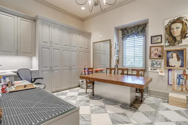 a room with furniture and window