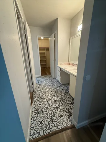 a bathroom with a sink and a tub