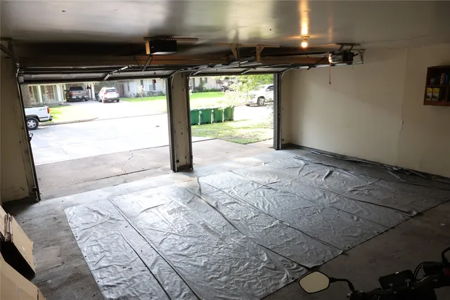 a view of parking garage