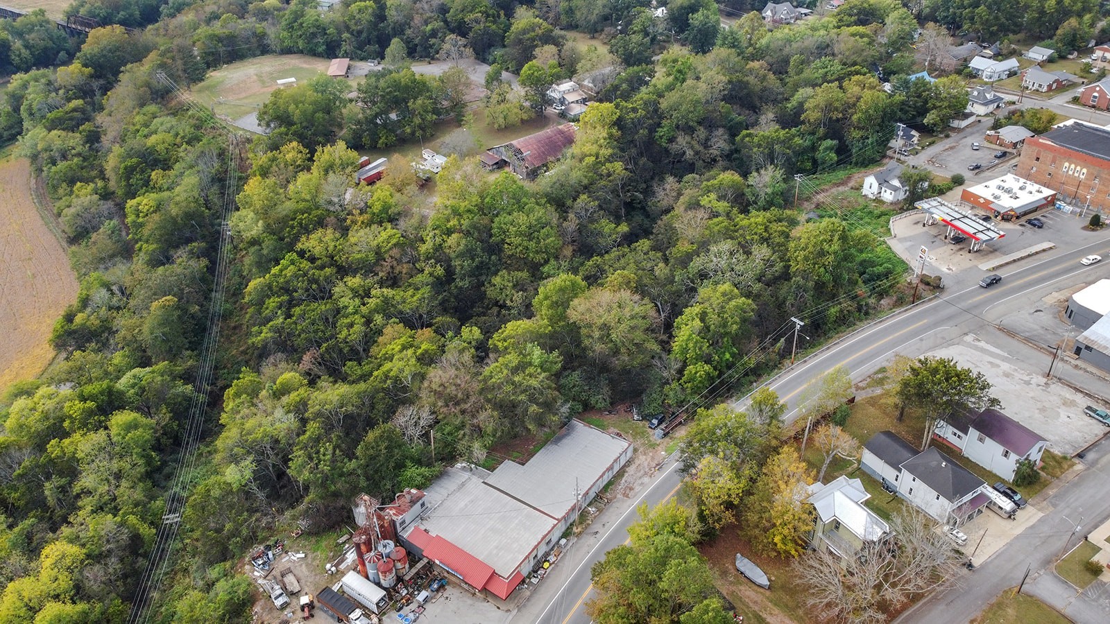 105 Webb Street Centerville, TN 37033 - Photo 15 of 35 an aerial view of a house with a yard