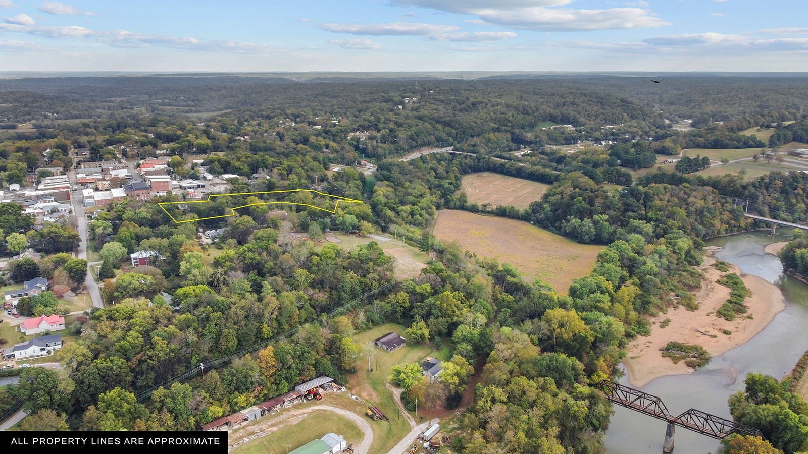 105 Webb Street Centerville, TN 37033 - Photo 31 of 35 an aerial view of residential building with green space