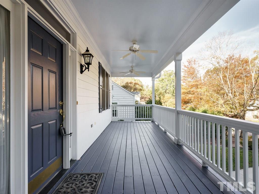 2707 Everett Avenue Raleigh, NC 27607 - Photo 3 of 23 a view of balcony with wooden floor