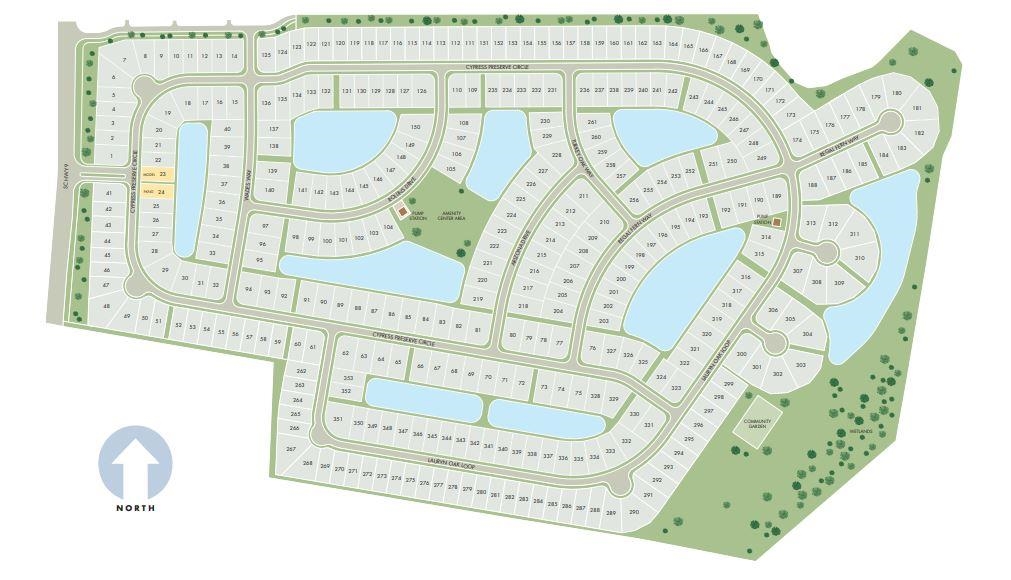 208 Chain Fern Court Longs, SC 29568 - Photo 2 of 3 Map of parcels