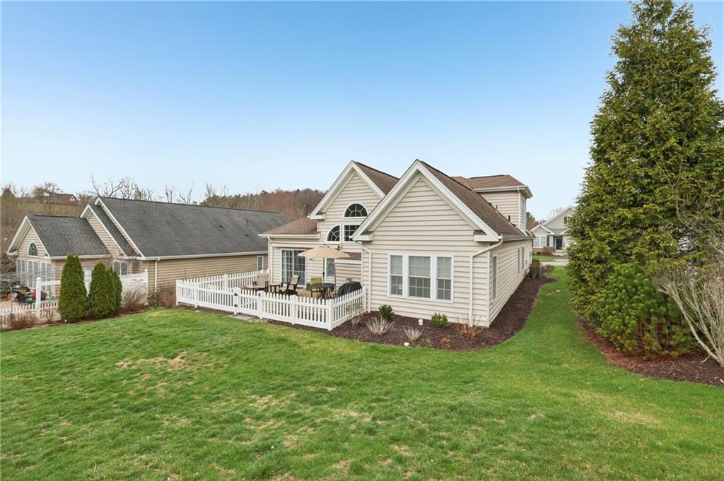 122 Liberty Lane Freedom, PA 15042 - Photo 31 of 50 an aerial view of a house with a yard table and chairs