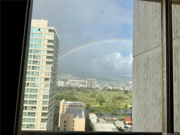 a view of a city from a window