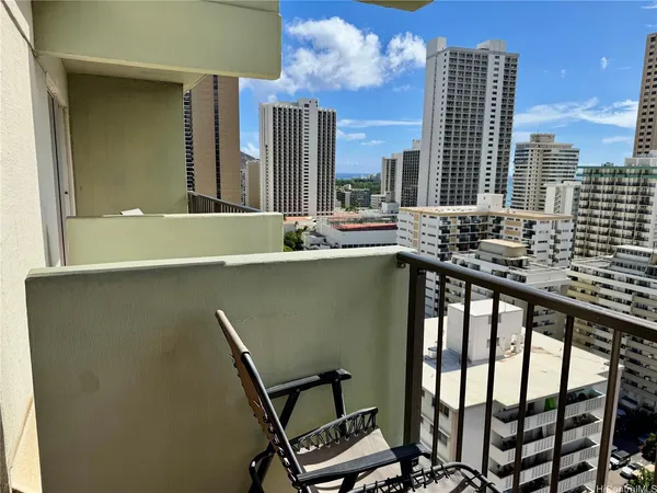 a view of balcony and patio