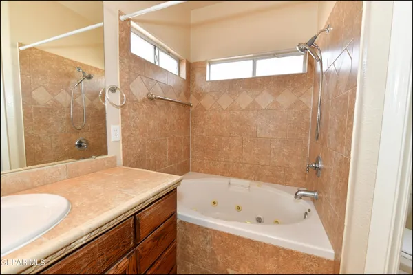 a close up view of a shower