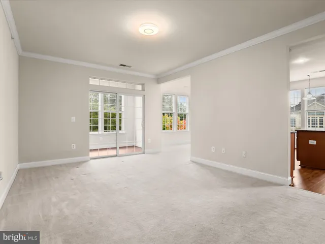 a view of an empty room