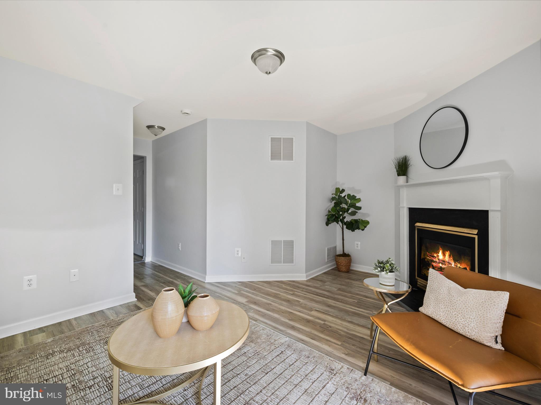 20198 Brookview Square Ashburn, VA 20147 - Photo 8 of 61 a living room with furniture and a fireplace