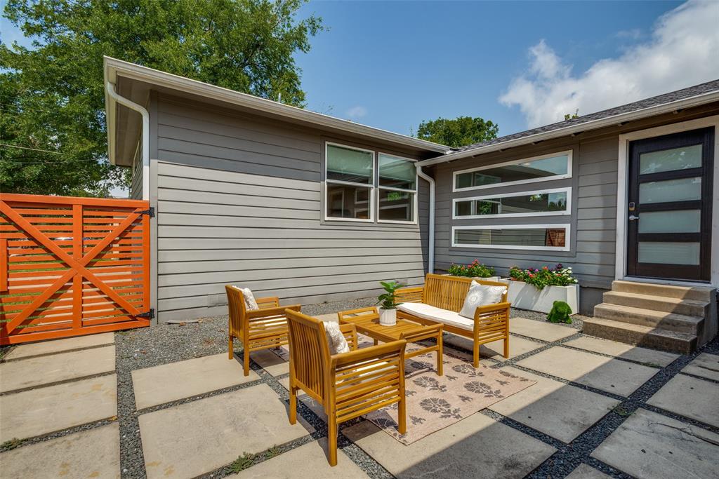 9803 Lakemont Drive Dallas, TX 75220 - Photo 11 of 13 a view of a lounge chairs in the patio
