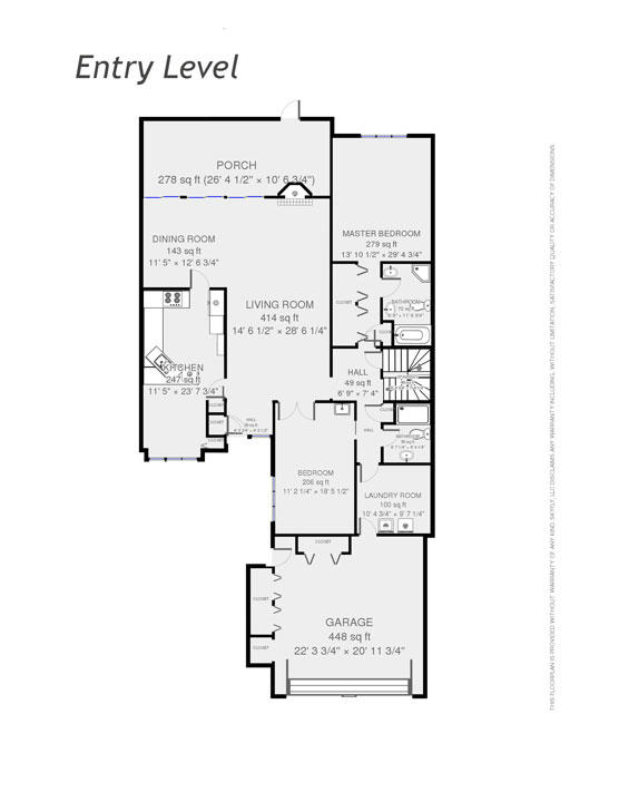 2529 South Clearing Road Salem, VA 24153 - Photo 33 of 34 Entry Level Floor Plan