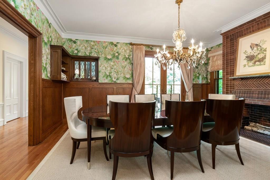 699 Boston Post Road Weston, MA 02493 - Photo 19 of 41 a view of a dining room with furniture window and outside view