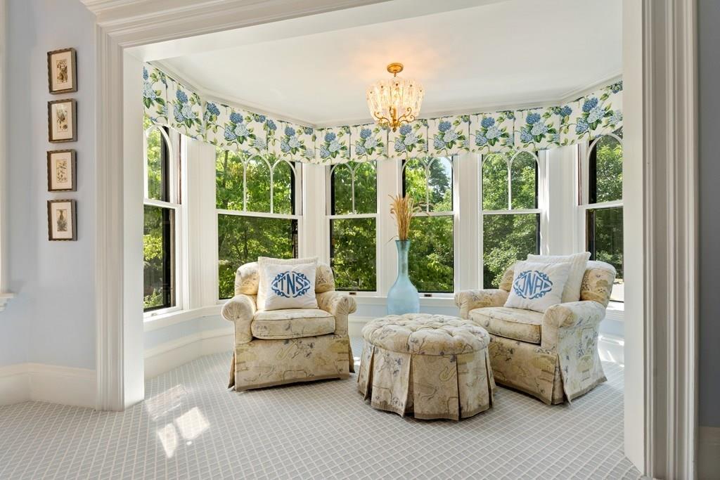 699 Boston Post Road Weston, MA 02493 - Photo 24 of 41 a bedroom with furniture and large windows