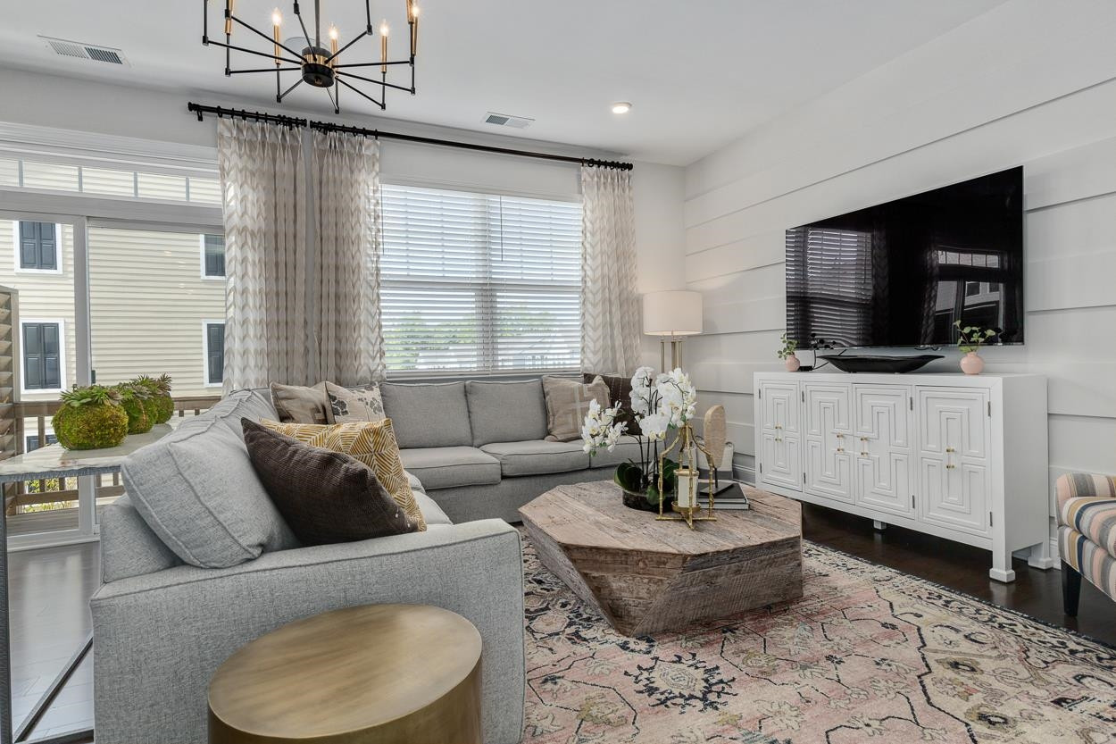 1002 Royal Mill Avenue Wake Forest, NC 27587 - Photo 15 of 51 a living room with furniture and a flat screen tv