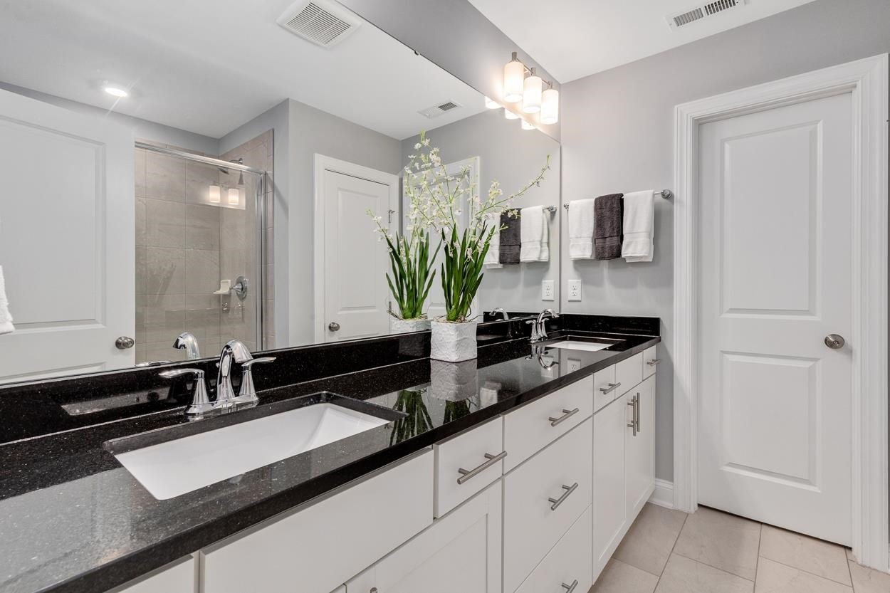 1002 Royal Mill Avenue Wake Forest, NC 27587 - Photo 24 of 51 a close view of sink and a potted plant on a kitchen counter top