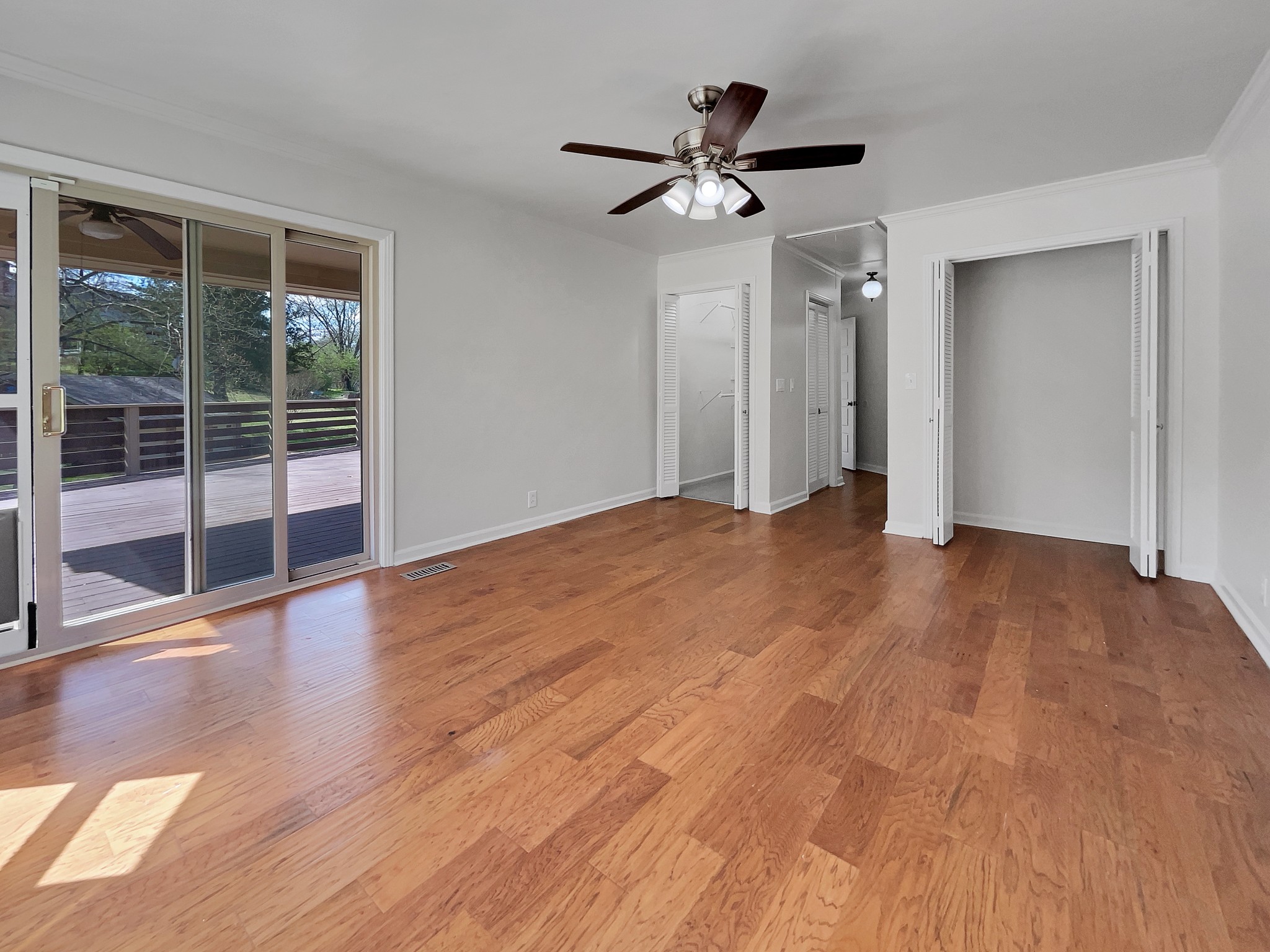 158 Spring Valley Road Nashville, TN 37214 - Photo 2 of 29 a view of empty room with wooden floor and fan