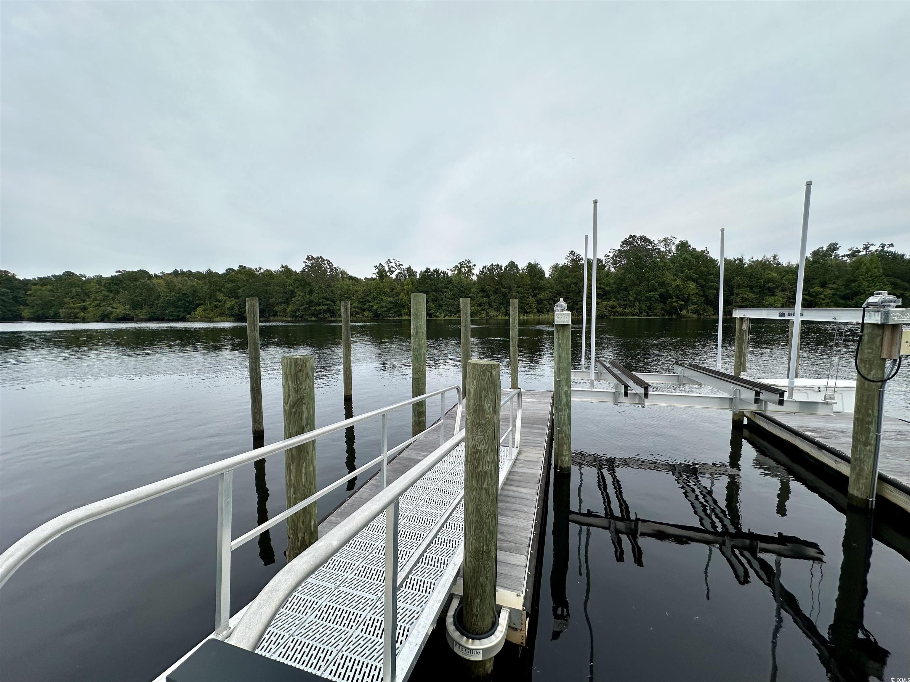 469 Harbour View Drive Myrtle Beach, SC 29579 - Photo 11 of 17 Dock area with a water view