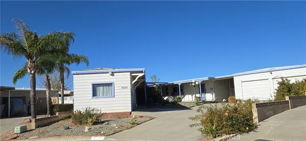 a view of a house with a patio