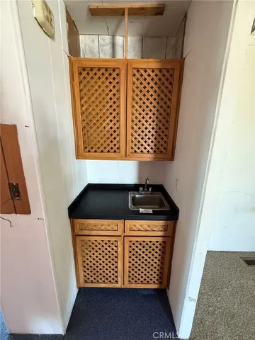 a room with storage and utility