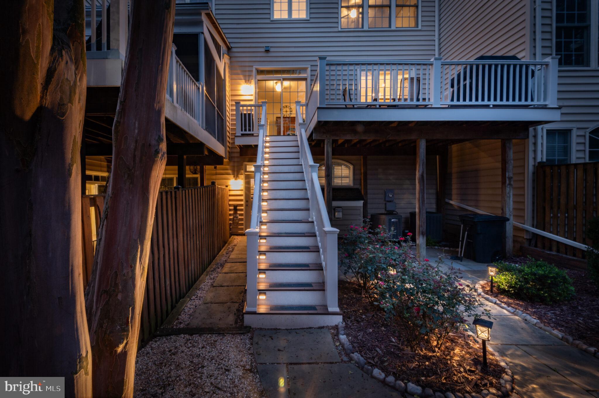 5424 Edsall Ridge Place Alexandria, VA 22312 - Photo 39 of 48 Night lighting