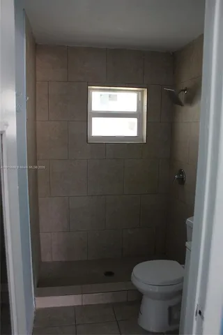 a bathroom with a toilet