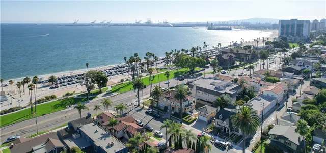 an aerial view of multiple house with outdoor space