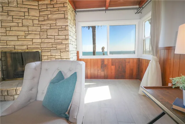 a view of a bathtub in a bathroom