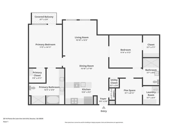$599,900 | 201 West Ponce De Leon Avenue, Unit 616, Decatur, GA 30030
