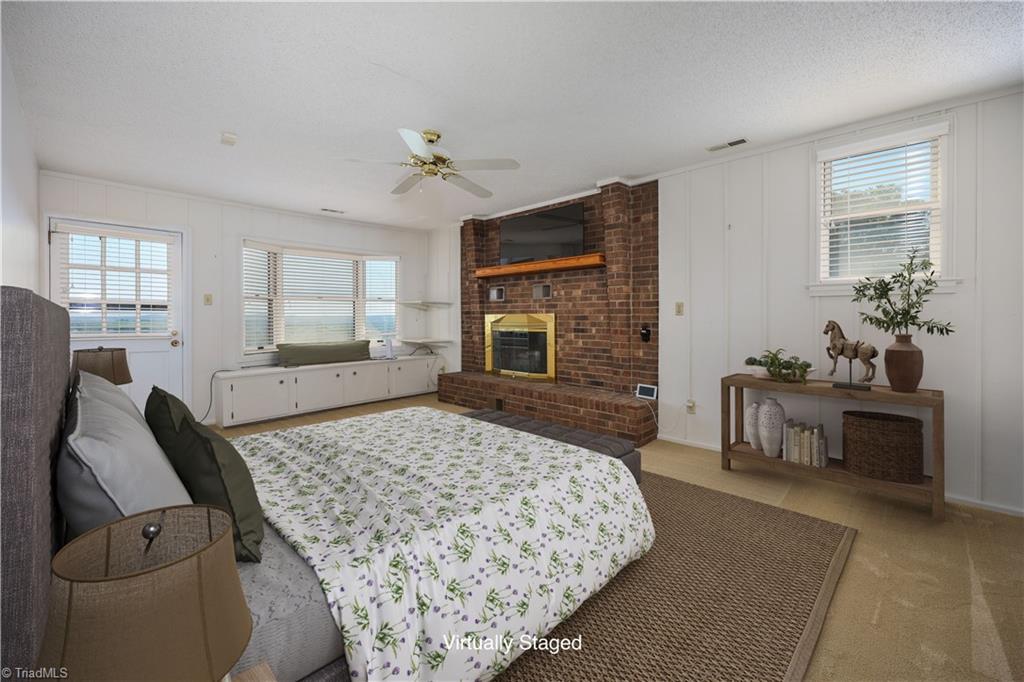 6350 Roscoe Road Denton, NC 27239 - Photo 17 of 50 Primary bedroom- virtually staged